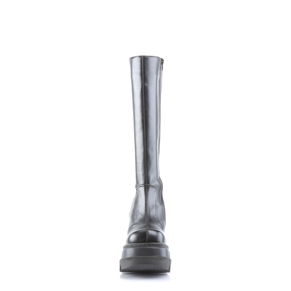 DemoniaCult - SHAKER-100 Plattformstiefel - Schwarz
